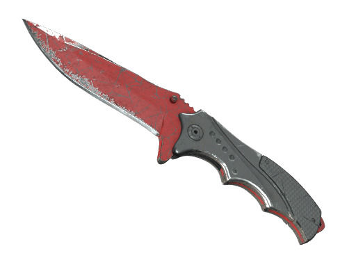 ★ Nomad Knife | Crimson Web (Battle-Scarred)