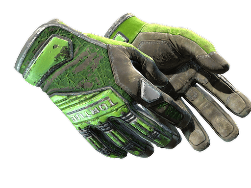 ★ Specialist Gloves | Emerald Web (Battle-Scarred)