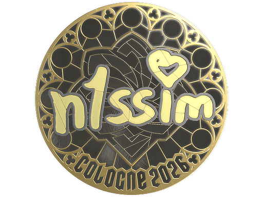 Sticker | n1ssim (Gold) | Cologne 2026