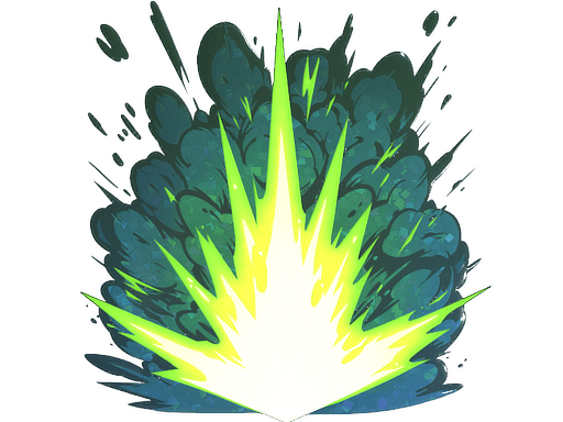 Sticker | Boom Detonation (Glitter)