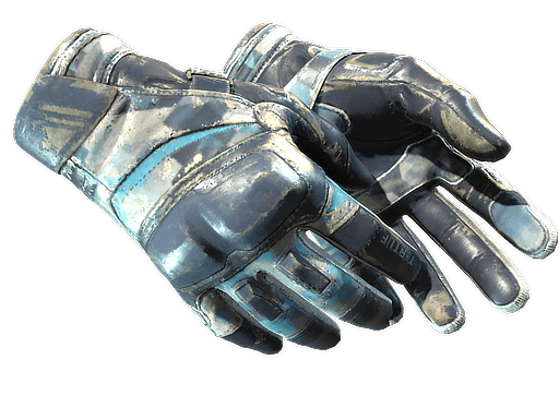 ★ Moto Gloves | Cool Mint (Battle-Scarred)