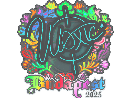 Sticker | woxic (Holo) | Budapest 2025