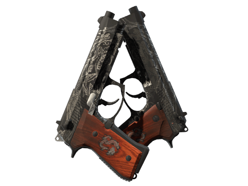 StatTrak™ Dual Berettas | Dualing Dragons (Minimal Wear)