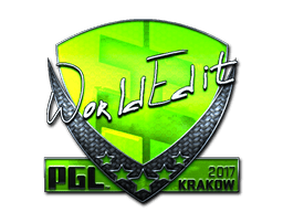 Sticker | WorldEdit (Foil) | Krakow 2017