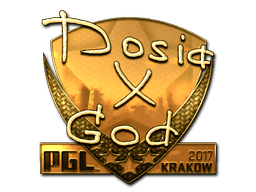 Sticker | Dosia (Gold) | Krakow 2017