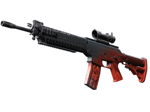 StatTrak™ SG 553 | Darkwing (Well-Worn)