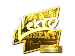 Sticker | Lekr0 (Gold) | Atlanta 2017