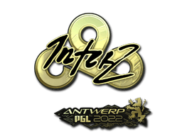 Sticker | interz (Gold) | Antwerp 2022