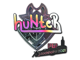 Sticker | huNter- (Holo) | Stockholm 2021