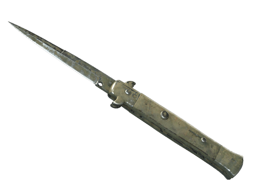 ★ Stiletto Knife | Safari Mesh (Battle-Scarred)