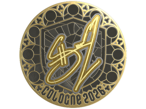 Sticker | siuhy (Gold) | Cologne 2026