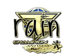 Sticker | rain (Gold, Champion) | Antwerp 2022