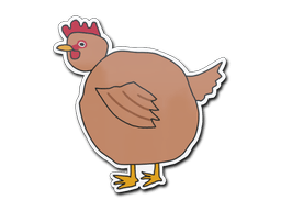 Sticker | Poorly Drawn Chicken