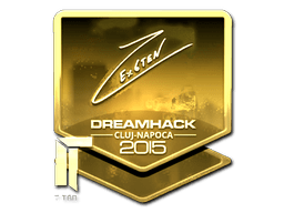 Sticker | Ex6TenZ (Gold) | Cluj-Napoca 2015