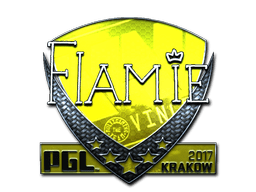 Sticker | flamie (Foil) | Krakow 2017