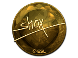 Sticker | shox (Gold) | Katowice 2019