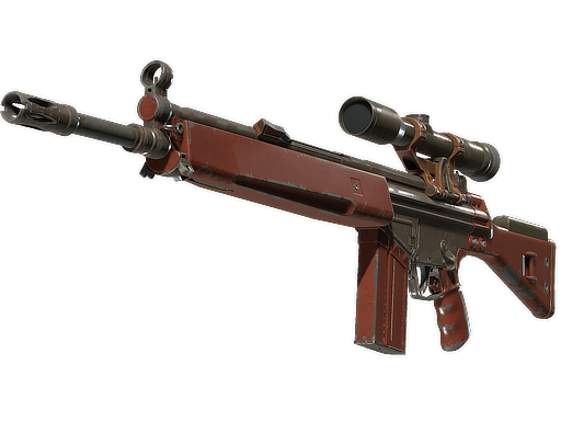 G3SG1 | Red Jasper (Field-Tested)