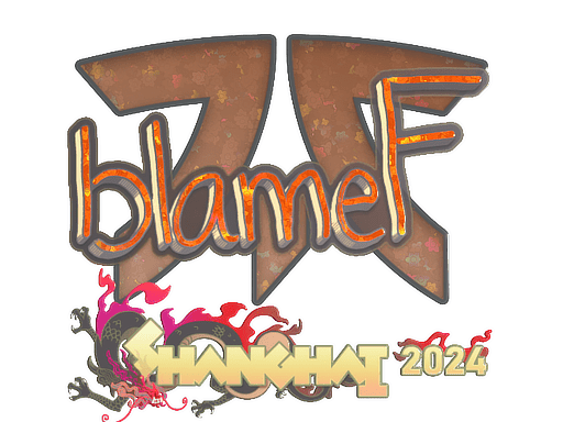 Sticker | blameF (Glitter) | Shanghai 2024