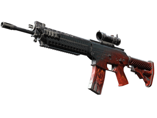 SG 553 | Darkwing (Battle-Scarred)
