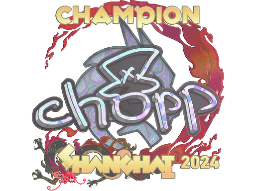 Sticker | chopper (Holo, Champion) | Shanghai 2024