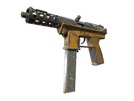 Tec-9 | Banana Leaf (Battle-Scarred)