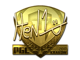 Sticker | HEN1 (Gold) | Krakow 2017