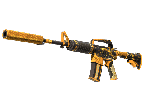 M4A1-S | Golden Coil (Minimal Wear)