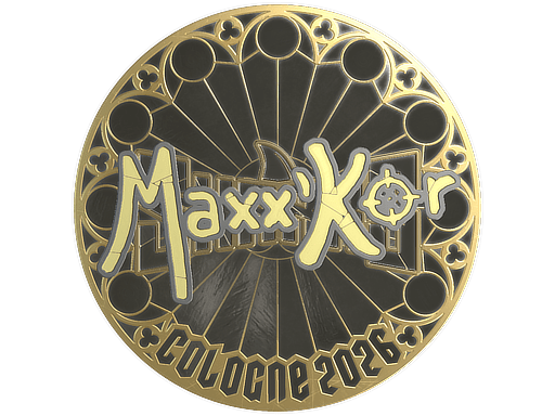 Sticker | maxxkor (Gold) | Cologne 2026