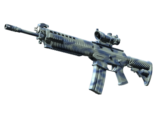 StatTrak™ SG 553 | Wave Spray (Minimal Wear)