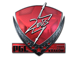 Sticker | Zeus (Foil) | Krakow 2017