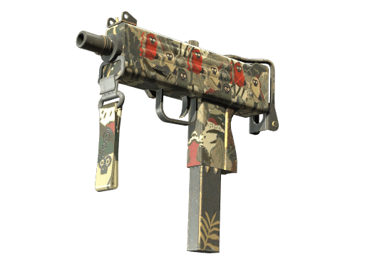 StatTrak™ MAC-10 | Monkeyflage (Field-Tested)