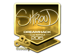 Sticker | shroud (Gold) | Cluj-Napoca 2015