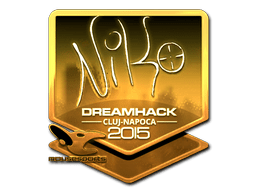 Sticker | NiKo (Gold) | Cluj-Napoca 2015