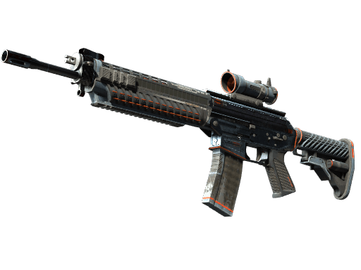 SG 553 | Phantom (Battle-Scarred)