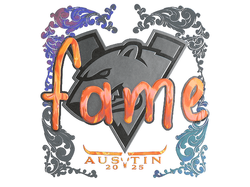 Sticker | fame (Holo) | Austin 2025