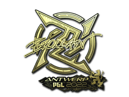 Sticker | Brollan (Gold) | Antwerp 2022