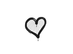 Sealed Graffiti | Heart (Bazooka Pink)