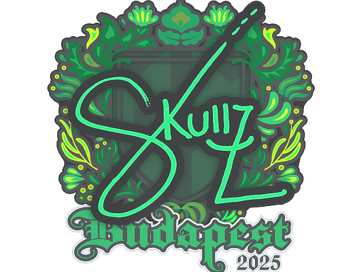 Sticker | skullz | Budapest 2025
