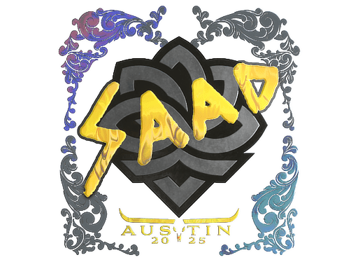 Sticker | saadzin (Holo) | Austin 2025