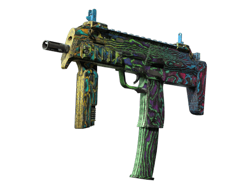 MP7 | Neon Ply (Battle-Scarred)