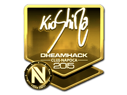 Sticker | kioShiMa (Gold) | Cluj-Napoca 2015