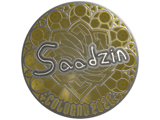 Sticker | saadzin (Foil) | Cologne 2026