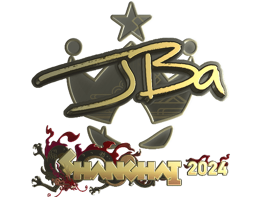 Sticker | JBa (Gold) | Shanghai 2024