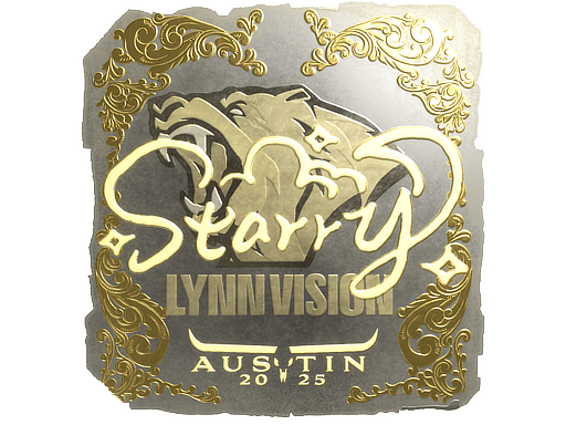 Sticker | Starry (Gold) | Austin 2025