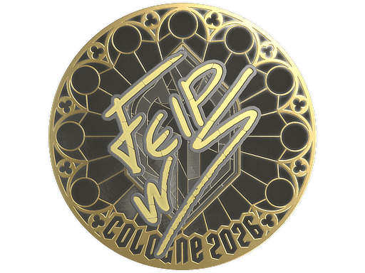 Sticker | felps (Gold) | Cologne 2026