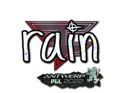 Sticker | rain (Glitter) | Antwerp 2022