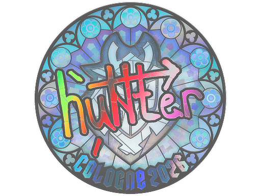 Sticker | huNter- (Holo) | Cologne 2026