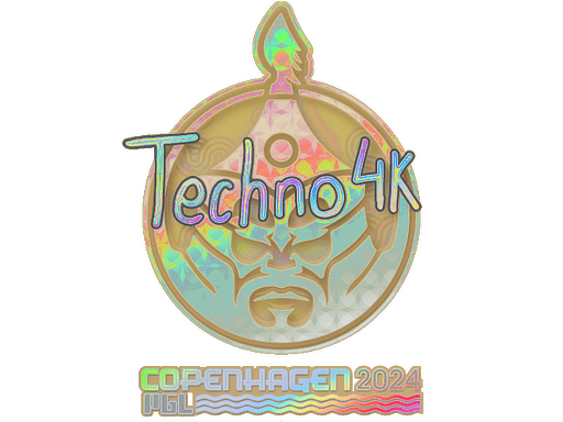 Sticker | Techno4K (Holo) | Copenhagen 2024