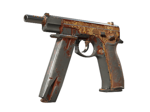 CZ75-Auto | Honey Paisley (Battle-Scarred)