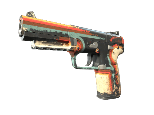 Five-SeveN | Retrobution (Battle-Scarred)